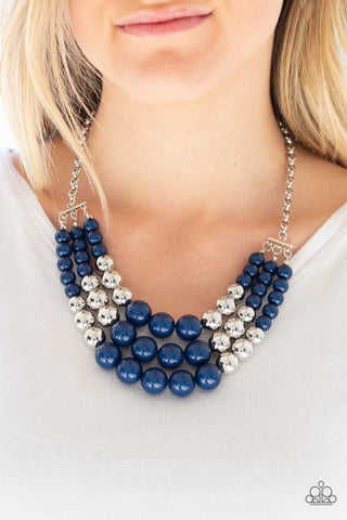 Paparazzi Accessories Dream Pop - Blue Necklace & Earrings 