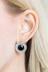 Paparazzi Accessories My Second Castle - Black Earrings 