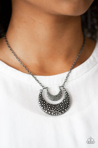 Paparazzi Accessories Get Well MOON - Silver Necklace & Earrings 