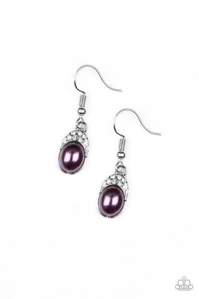 Paparazzi Accessories How Fancy - Purple Earrings 
