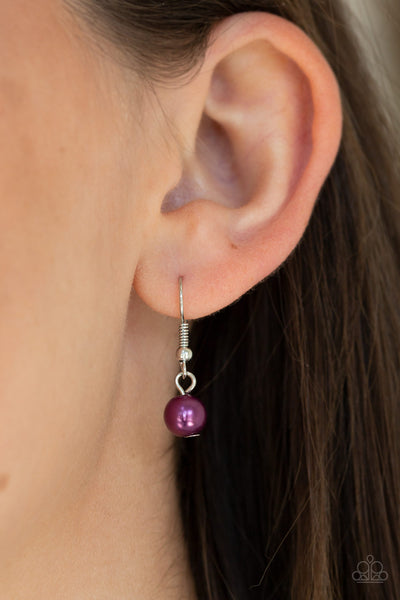 Paparazzi Accessories 5th Avenue Flirtation - Purple Necklace & Earrings 