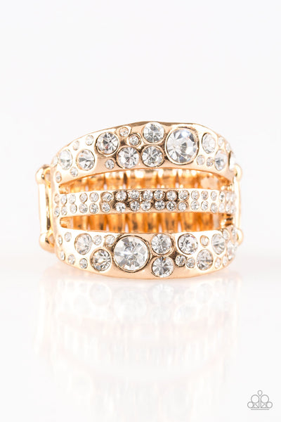 Paparazzi Accessories Stacks On Stacks On Stacks - Gold Ring