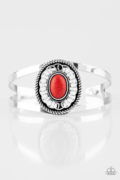 Paparazzi Accessories Deep In The TUMBLEWEEDS - Red Bracelet 