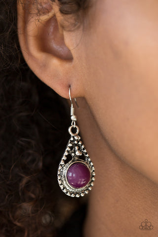 Paparazzi Accessories Not All HUE Wander - Purple Earrings 