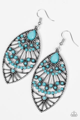 Paparazzi Accessories Eastern Extravagance - Blue Earrings  