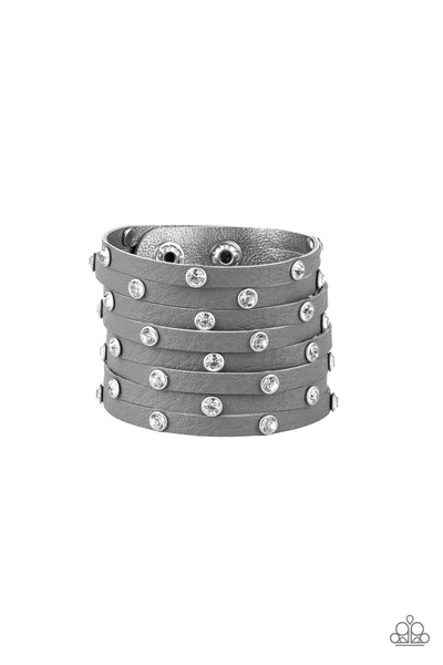 Paparazzi Accessories Sass Squad - Silver Bracelet 