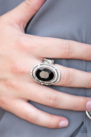 Paparazzi Accessories Making History - Black Ring