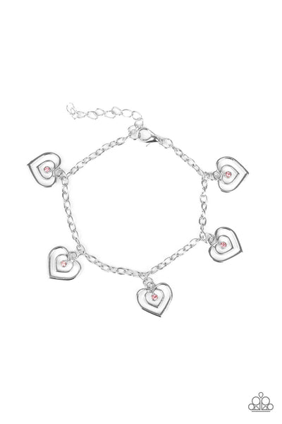 Paparazzi Accessories Unbreakable Hearts - Pink Bracelet 