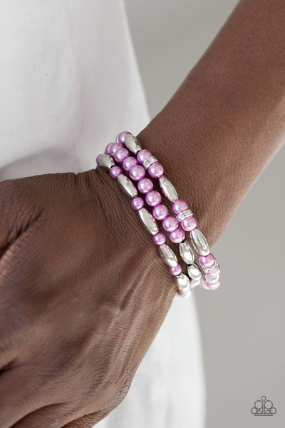 Paparazzi Accessories Chic Contender - Purple Bracelet 