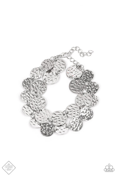 Paparazzi Accessories Rooted To The SPOTLIGHT - Silver Bracelet 