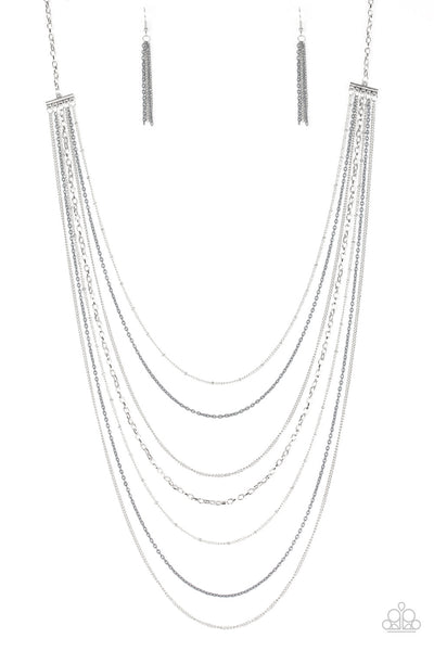 Paparazzi Accessories Radical Rainbows - Silver Necklace & Earrings 