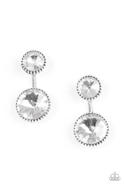 Paparazzi Accessories Bling Squad - White Post Earrings 