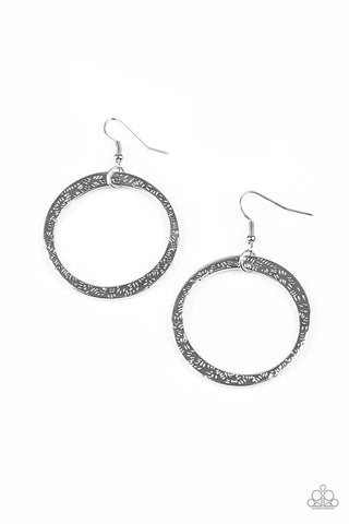 Paparazzi Accessories Wildly Wild-lust - Silver Earrings 