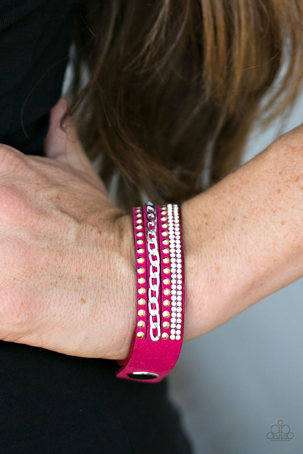 Paparazzi Accessories Hot GLAM! - Pink Bracelet