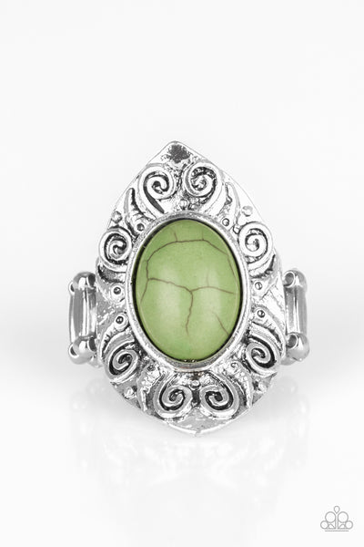 Paparazzi Accessories Mega Mother Nature - Green Ring