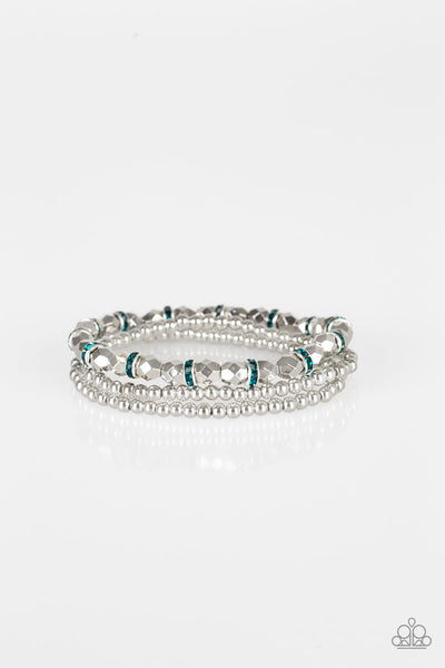 Paparazzi Accessories Let There BEAM Light - Blue Bracelet 