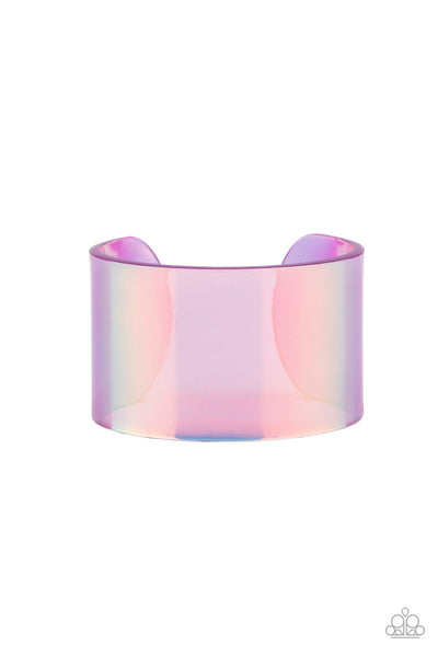 Paparazzi Accessories Holographic Aura - Purple Bracelet 