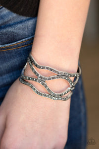 Paparazzi Accessories Speaks Volumes - Silver Bracelet 