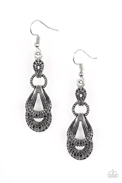 Paparazzi Accessories Romantic Radiance - Silver Earrings 