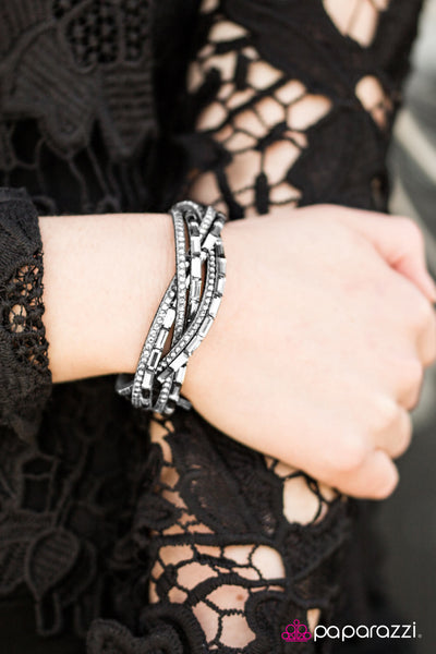 Paparazzi Accessories Too Cool For School - Silver Bracelet 