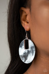 Paparazzi Accessories Haute Heiress - Black Earrings 