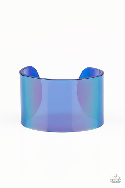 Paparazzi Accessories Holographic Aura - Blue Bracelet 