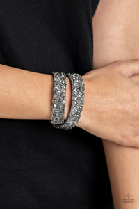 Paparazzi Accessories CRUSH To Conclusions - Silver Bracelet 