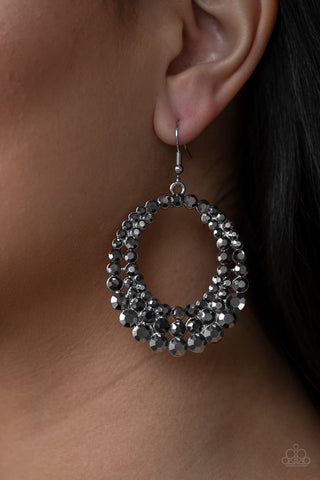 Paparazzi Accessories Universal Shimmer - Silver Earrings 