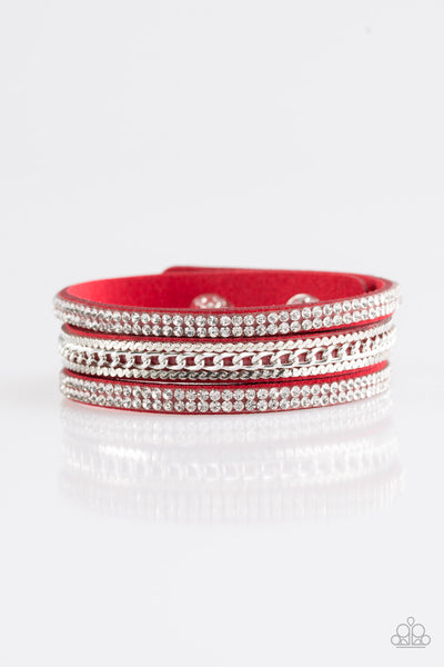 Paparazzi Accessories Unstoppable - Red Bracelet 