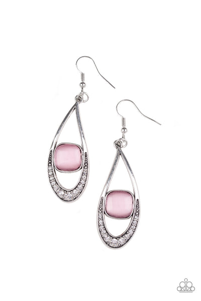 Paparazzi Accessories The Greatest GLOW On Earth - Pink Earrings