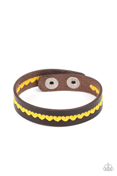 Paparazzi Accessories Made With Love - Yellow Bracelet 