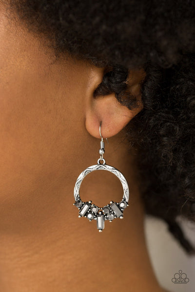 Paparazzi Accessories On The Uptrend - Silver Earrings 