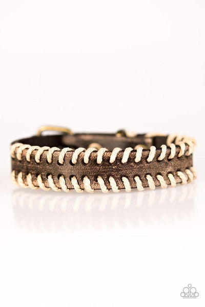 Paparazzi Accessories Pirate Bay - Brown Bracelet 