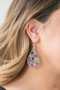 Paparazzi Accessories Certainly Courtier - Multi Earrings 
