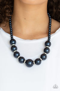 Paparazzi Accessories SoHo Socialite - Blue Necklace & Earrings 