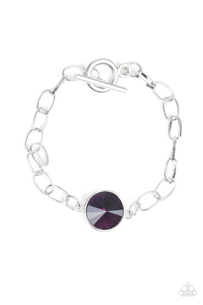 Paparazzi Accessories All Aglitter - Purple Bracelet 