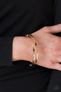 Paparazzi Accessories BRIGHT Here, BRIGHT Now - Gold Bracelet 