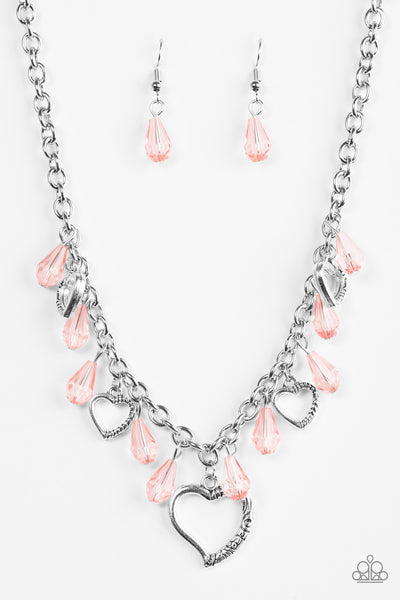 Paparazzi Accessories Keep Me In Your Heart - Orange Necklace 