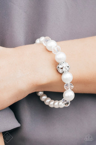 Paparazzi Accessories Lets Get Hitched! - White Bracelet