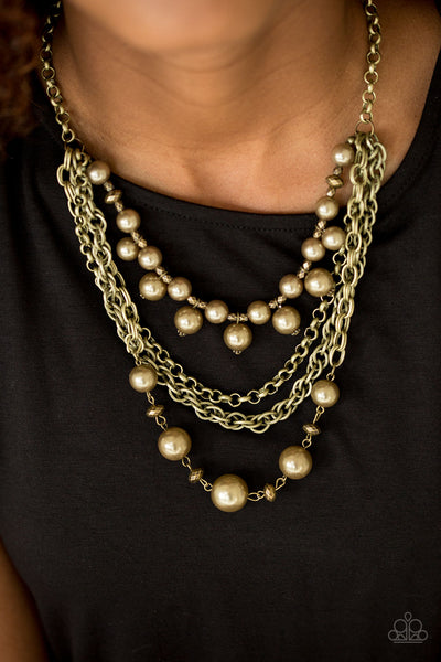 Paparazzi Accessories Urban Riches - Brass Necklace 