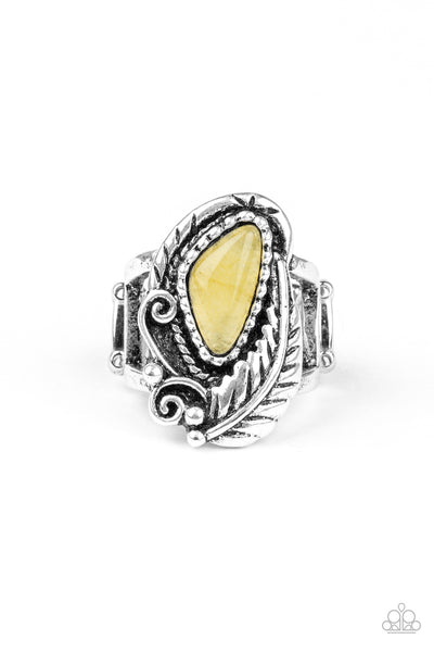 Paparazzi Accessories Palm Princess - Yellow Ring