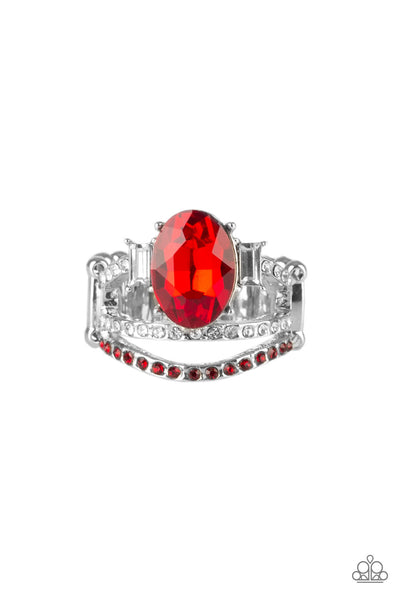 Paparazzi Accessories Spectacular Sparkle - Red Ring