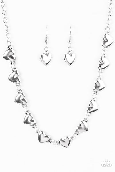 Paparazzi Accessories If My Heart Had Wings - Silver Necklace 