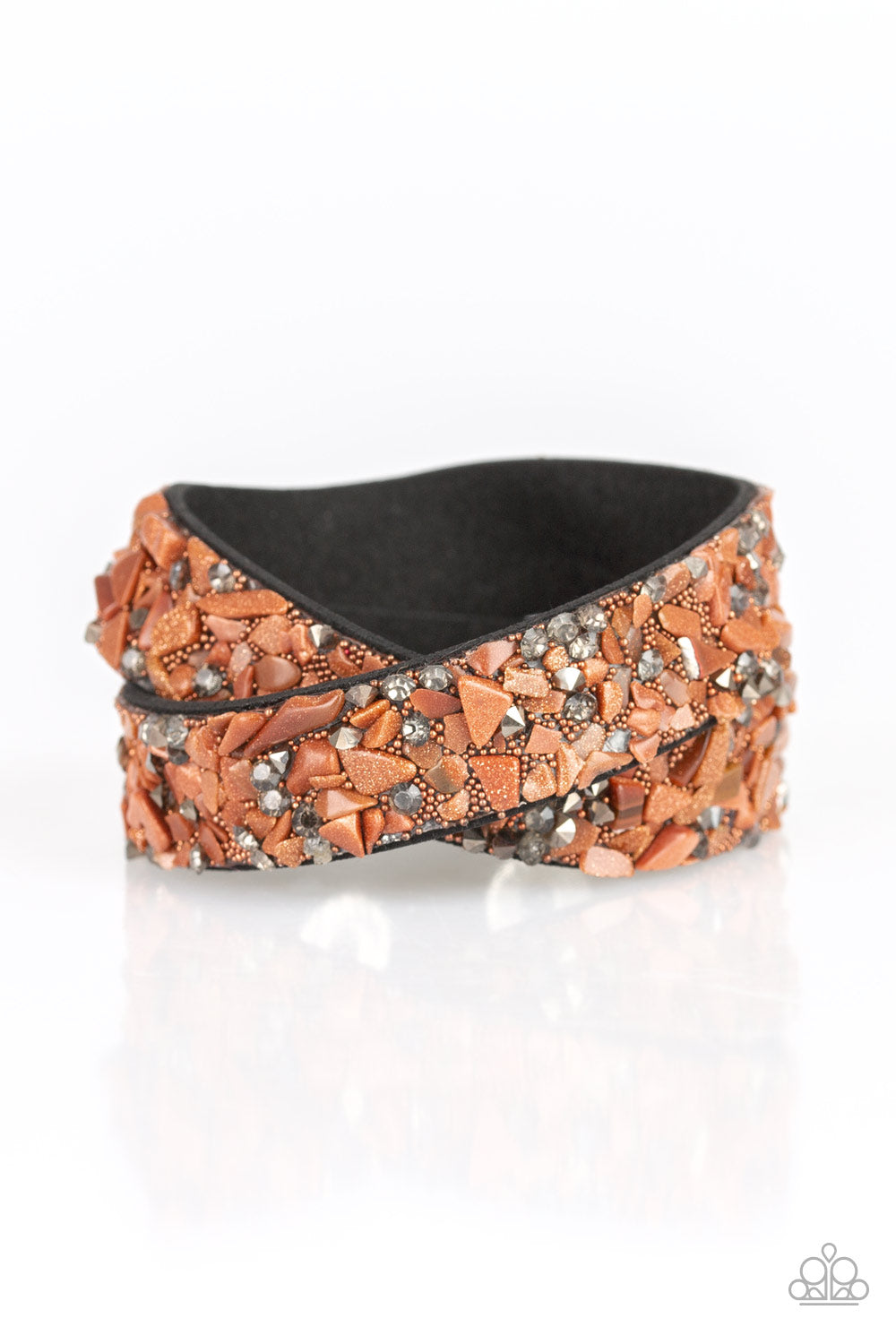 Paparazzi Accessories CRUSH Hour - Brown Bracelet 