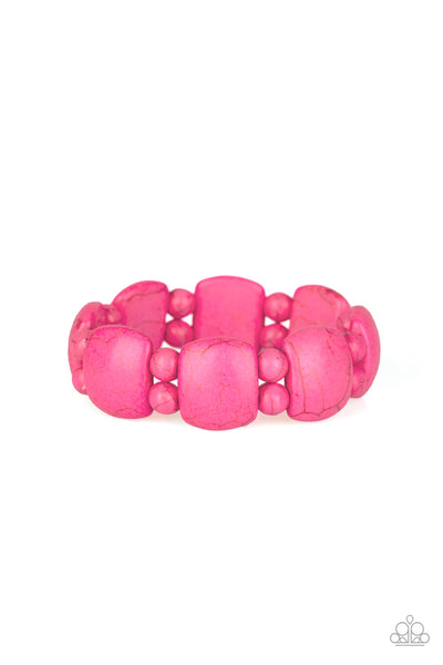 Paparazzi Accessories Dont Be So NOMADIC! - Pink Bracelet