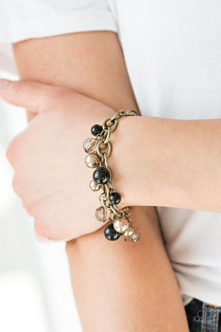 Paparazzi Accessories Grit and Glamour - Black Bracelet 