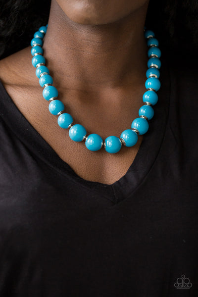 Paparazzi Accessories Everyday Eye Candy - Blue Necklace & Earrings 