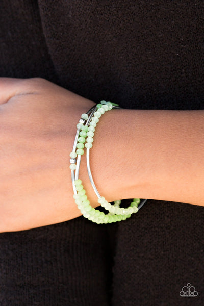 Paparazzi Accessories Dream Gleam - Green Bracelet 