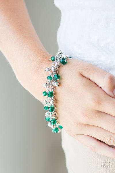 Paparazzi Accessories Just For The FUND Of It! - Green Bracelet 