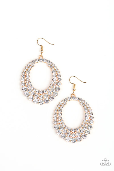 Paparazzi Accessories Universal Shimmer - Gold Earrings 